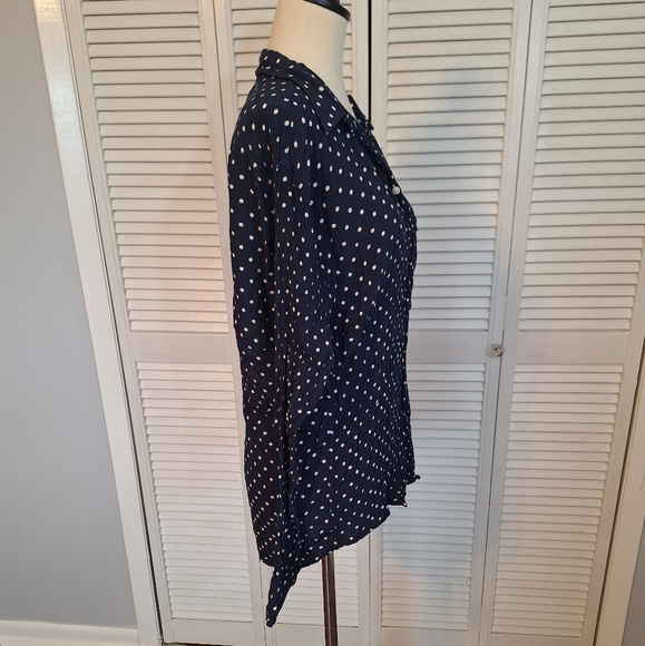 RARE vtg Mr. Circus marco cirri Firenze Italy polka dot shirt large *M6 - Picture 4 of 5